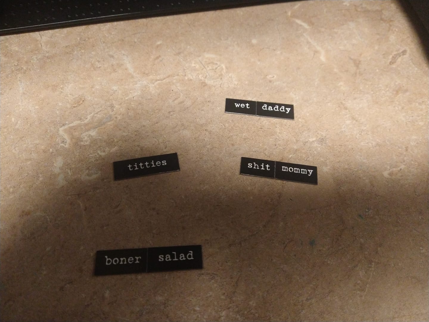 Customer photo review of Ransom Notes: NSFW (Not Safe for Work) Content Pack