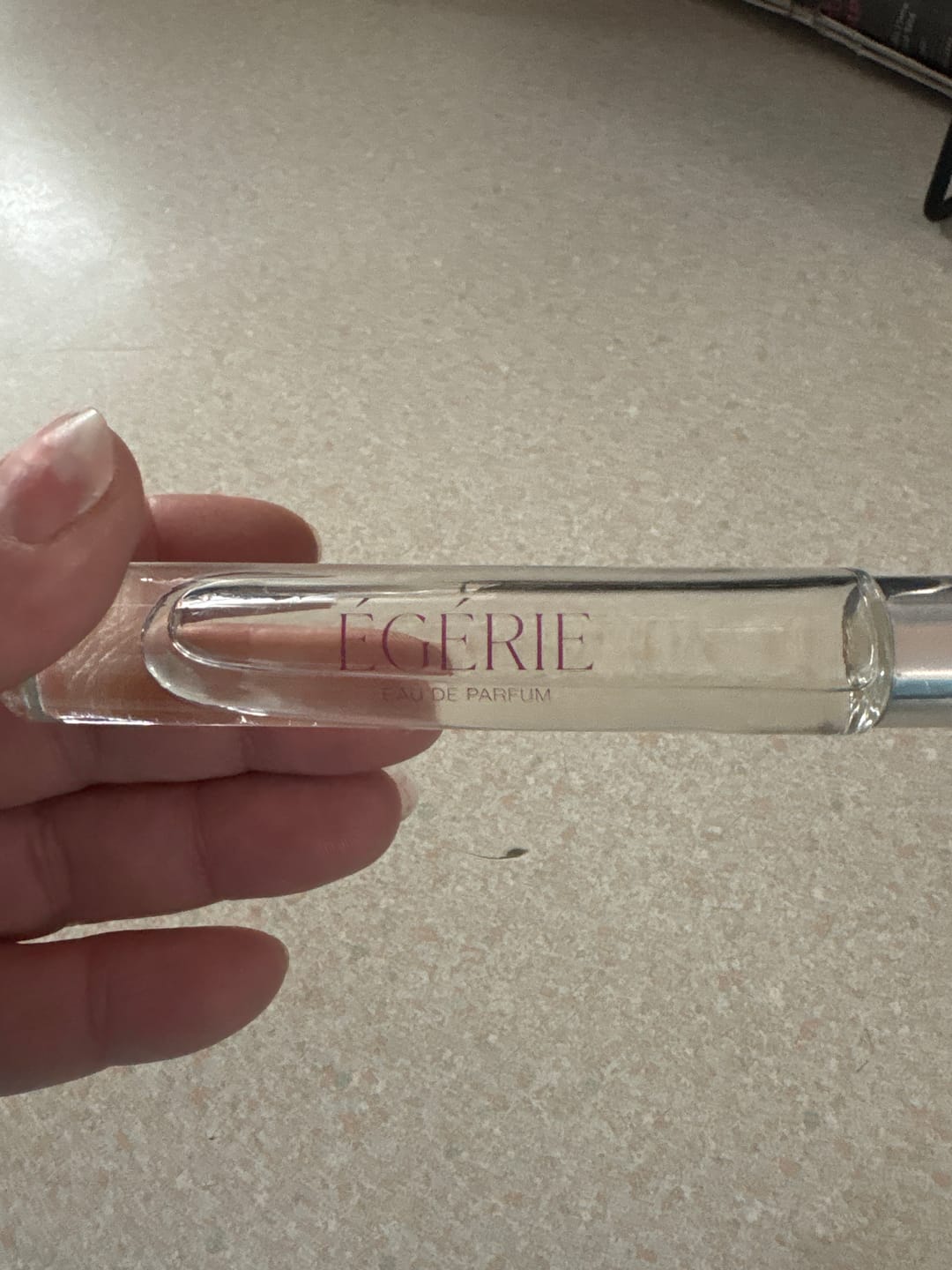 Customer photo review of Égérie - L'Eau de parfum format voyage