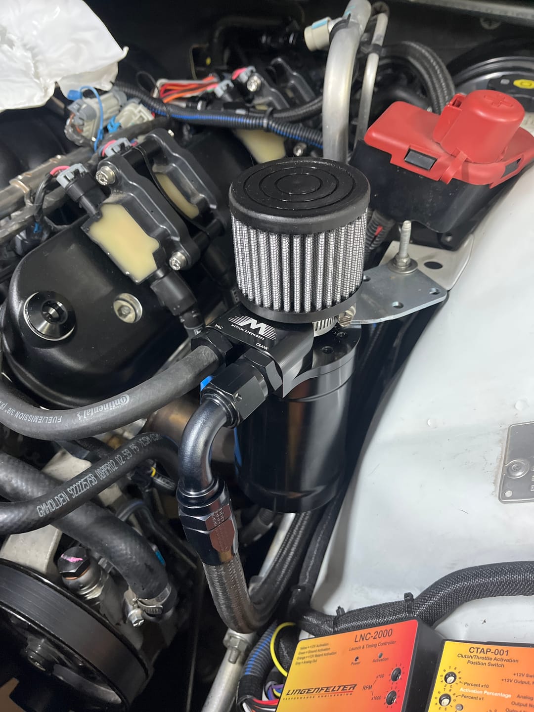Customer photo review of Active 2 Stage Oil Separator / Oil Catch Can