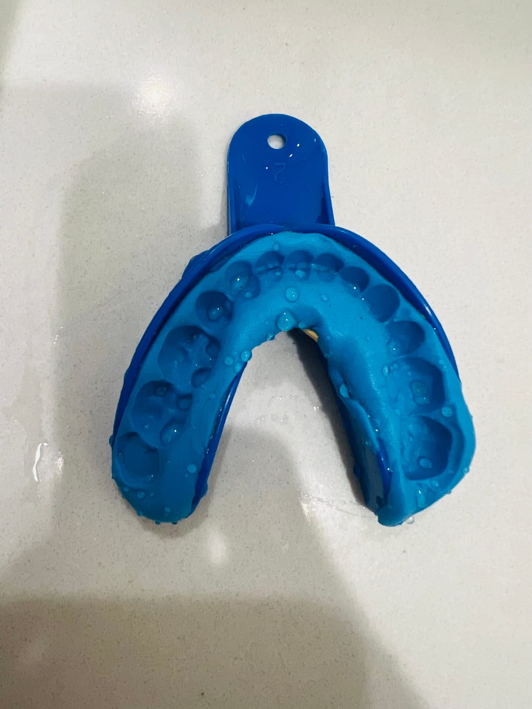Customer photo review of 1.5mm Double-Duty Bruxism Night Guard - Custom Day & Night Mouth Guard for Teeth Grinding/Clenching