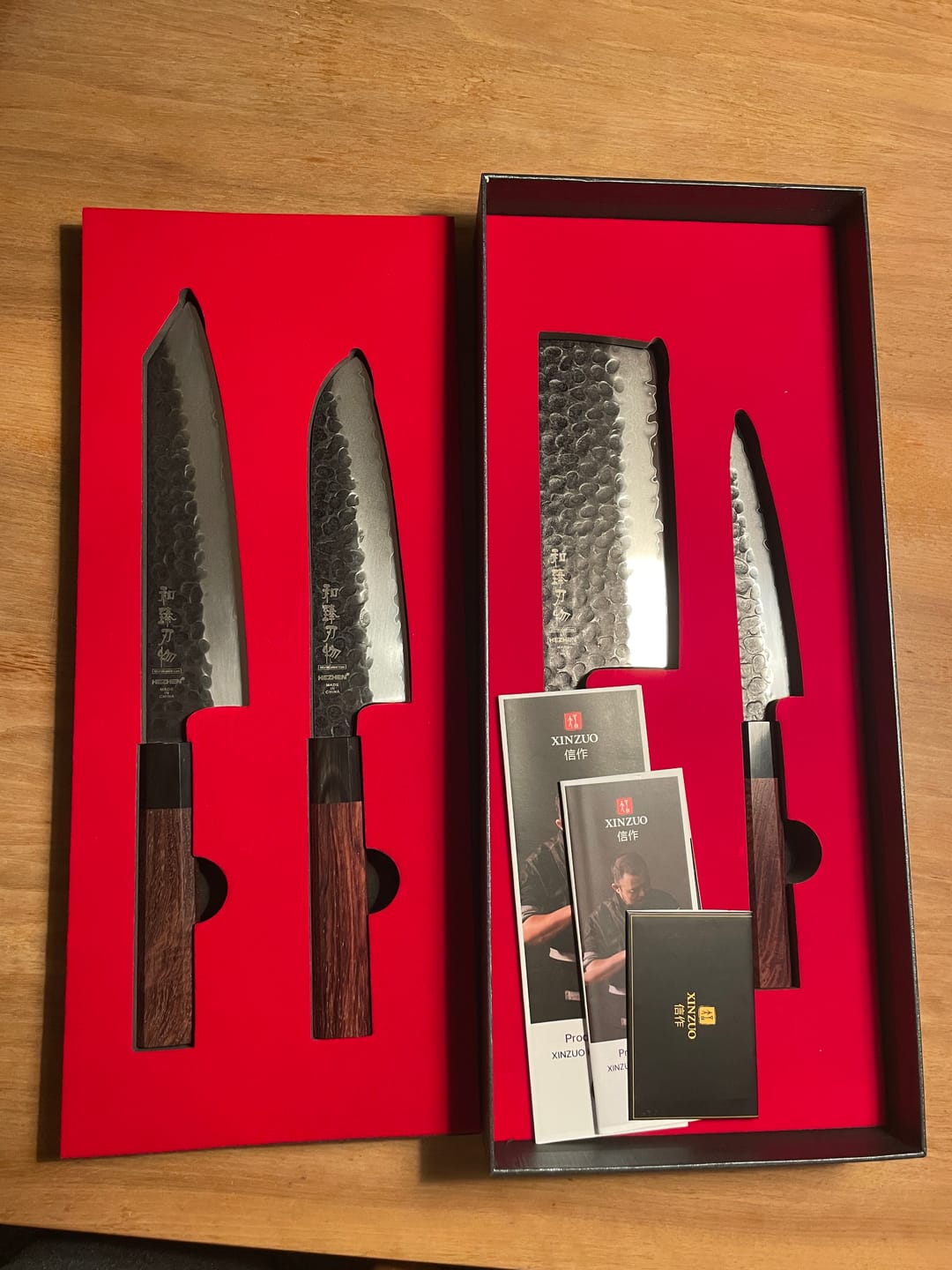 Customer photo review of HEZHEN Shizen Series, 4-Teiliges Messerset