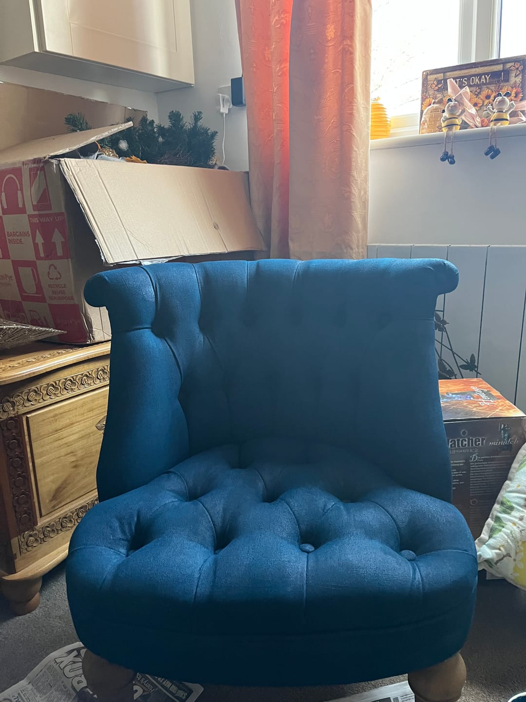 Customer photo review of Fabric Paint -- Blue