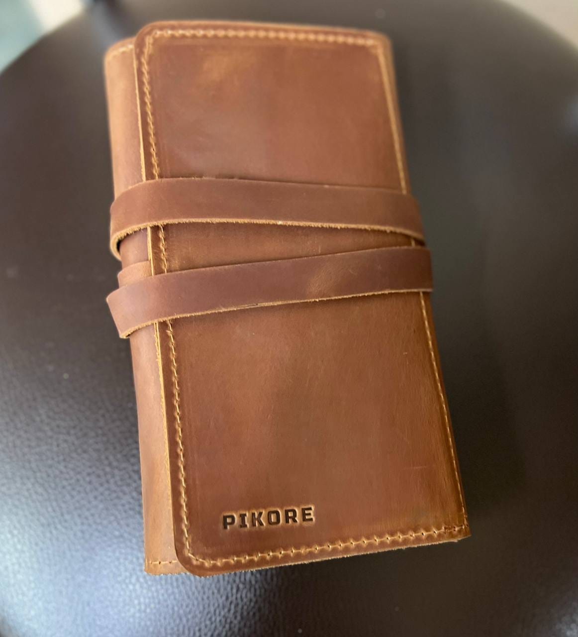 Customer photo review of Leather Pencil Case