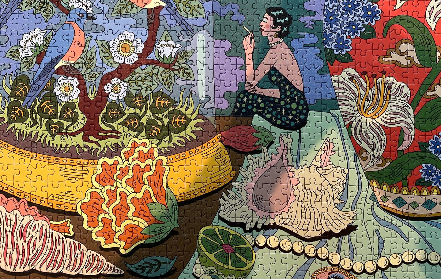 Customer photo review of Sunday Morning | 1000 Piece Puzzle