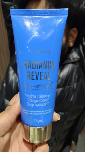 Customer photo review of Radiance Reveal Peel-Off Mask