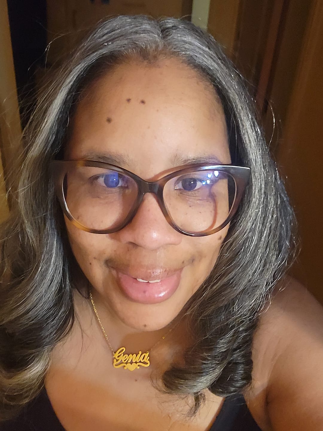 Customer photo review of Love Name Necklace