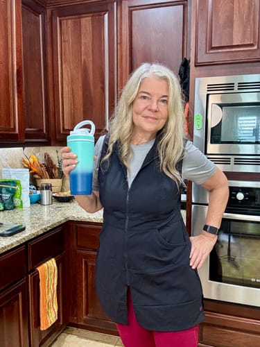 Customer photo review of Carefree Extra Long Vest