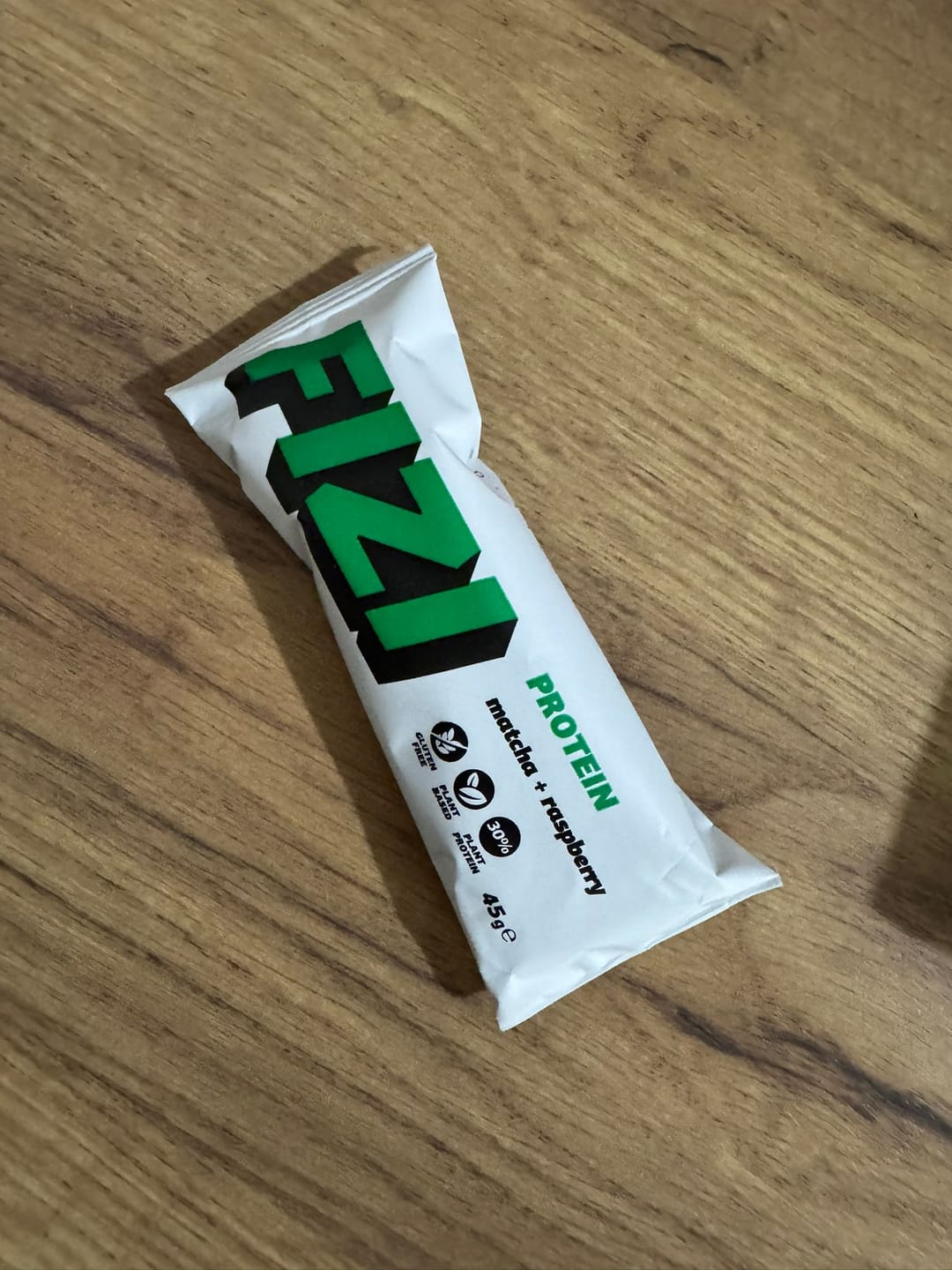 Customer photo review of BATON PROTEINOWY "MATCHA + RASPBERRY"