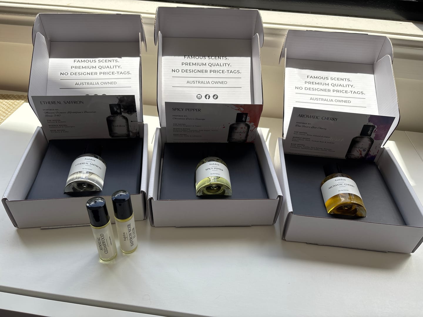 Customer photo review of ETHEREAL SAFFRON EAU DE PARFUM