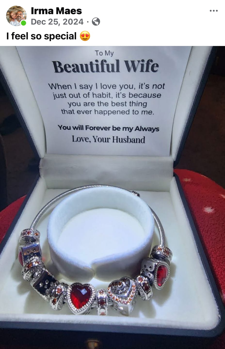 Customer photo review of Gift Wrap