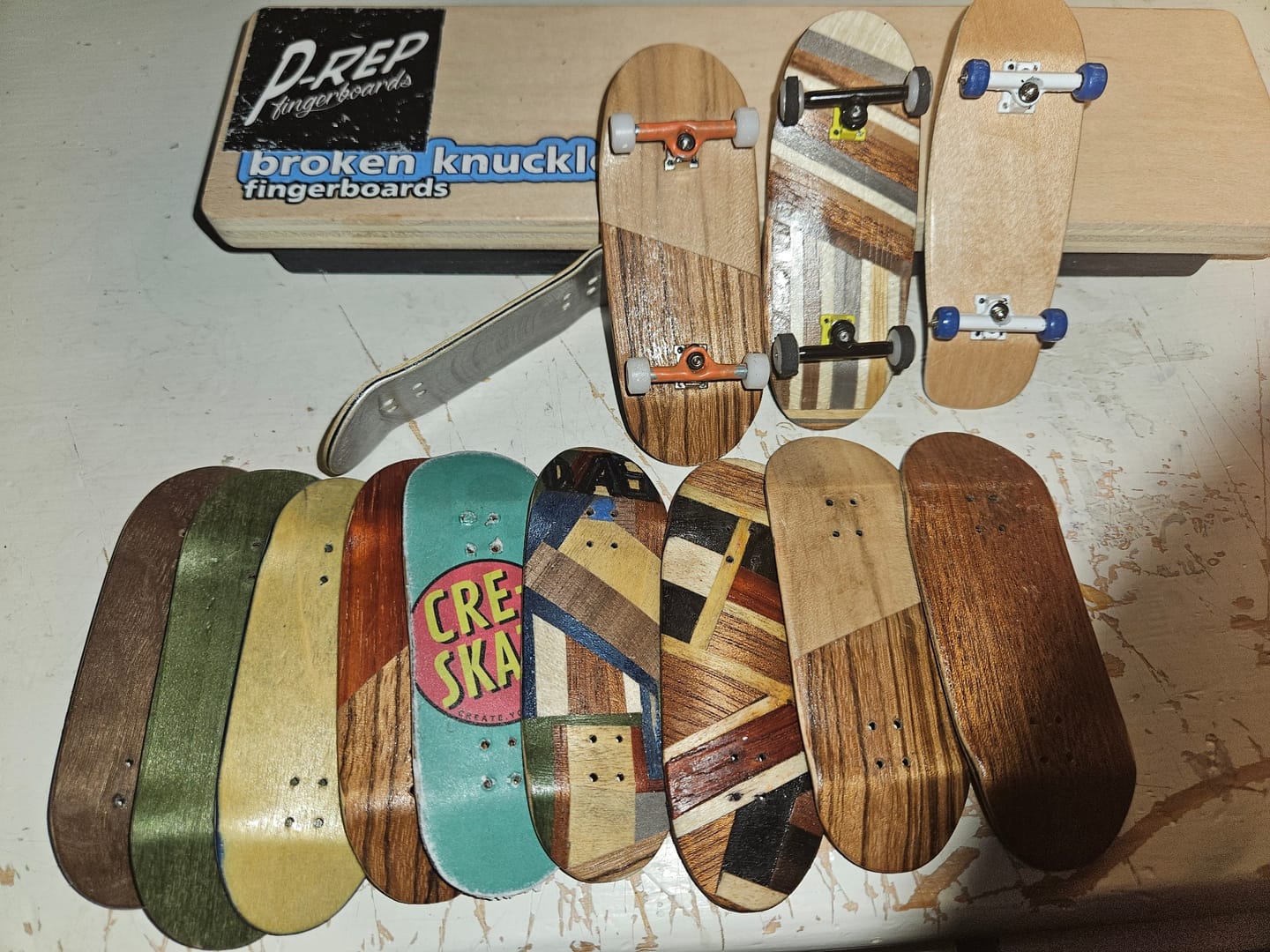 Customer photo review of Standard Fingerboard Veneer - 3 Boards