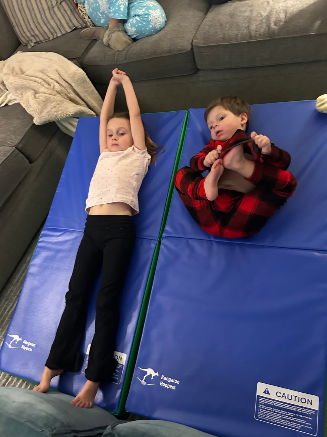 Customer photo review of Gymnastics Tumbling Cheese Wedge Mat (S/M/L)