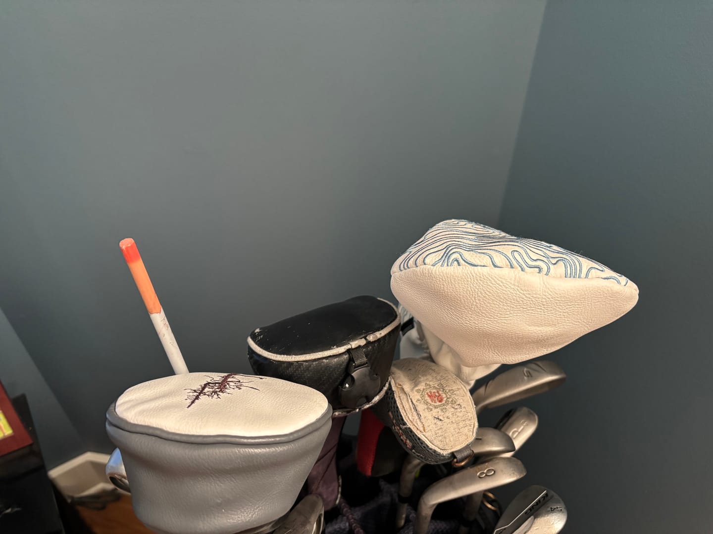 Customer photo review of Topographic Edition - Pure White / Embroidered Carolina Blue
