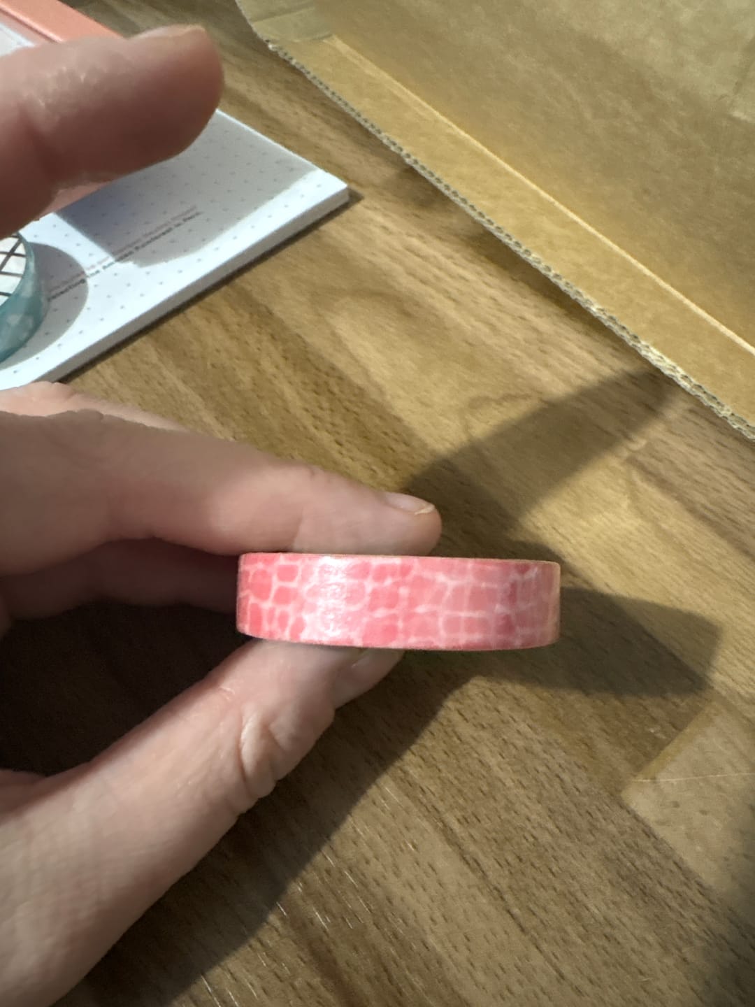 Customer photo review of Pink Croc Washi Tape 10mm