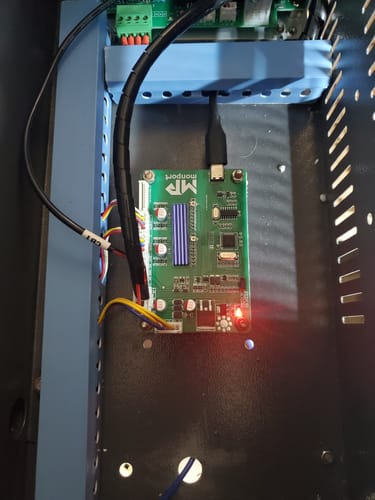 Customer photo review of Lightburn Compatible Nano Replacement Board for 40W CO2 Laser Engraver