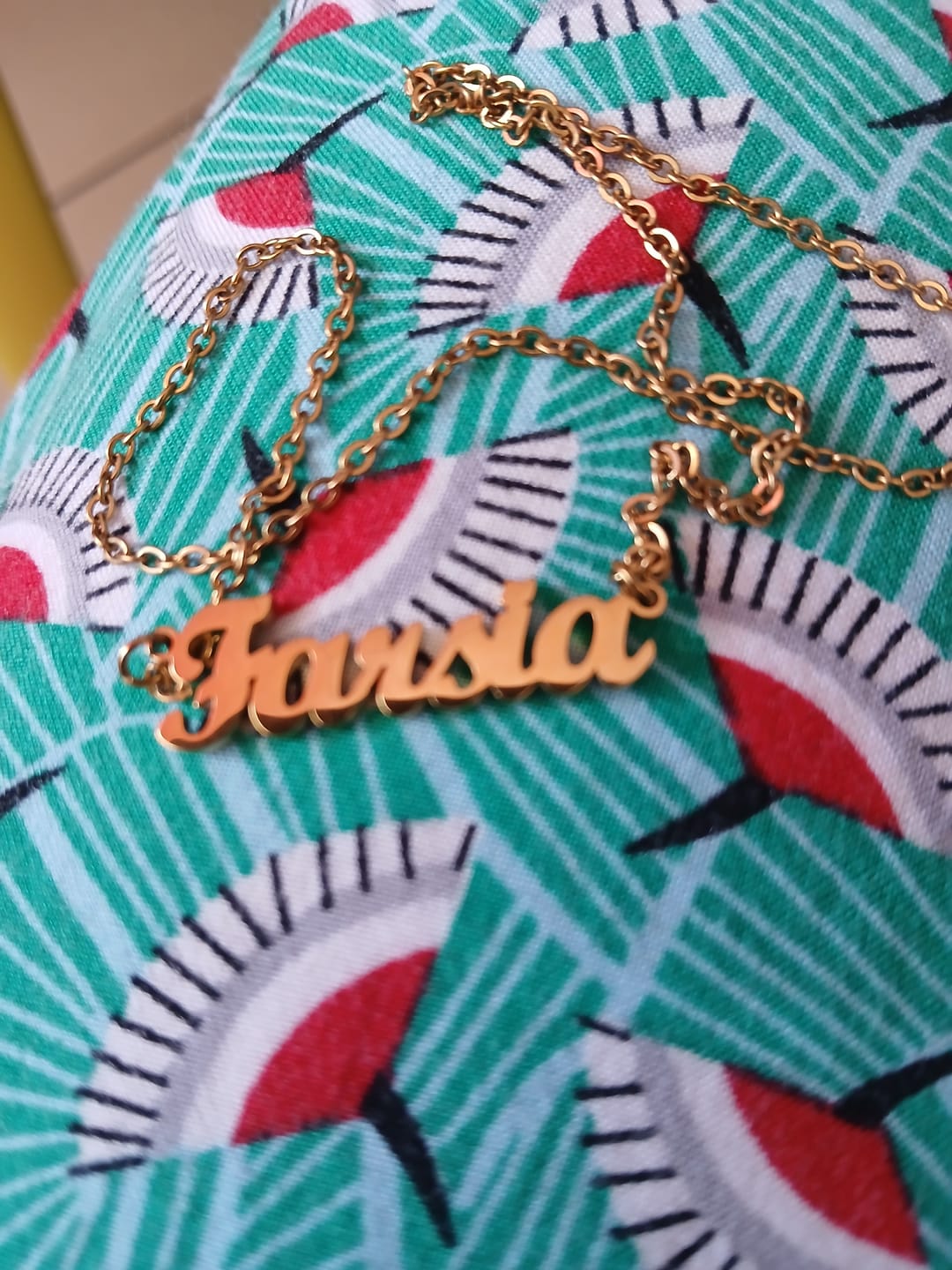 Customer photo review of Collier Personnalisable - MyLittleNecklace