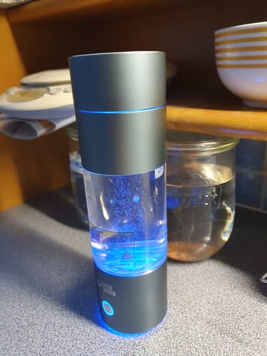 Customer photo review of Wasserstoff-Wasserflasche