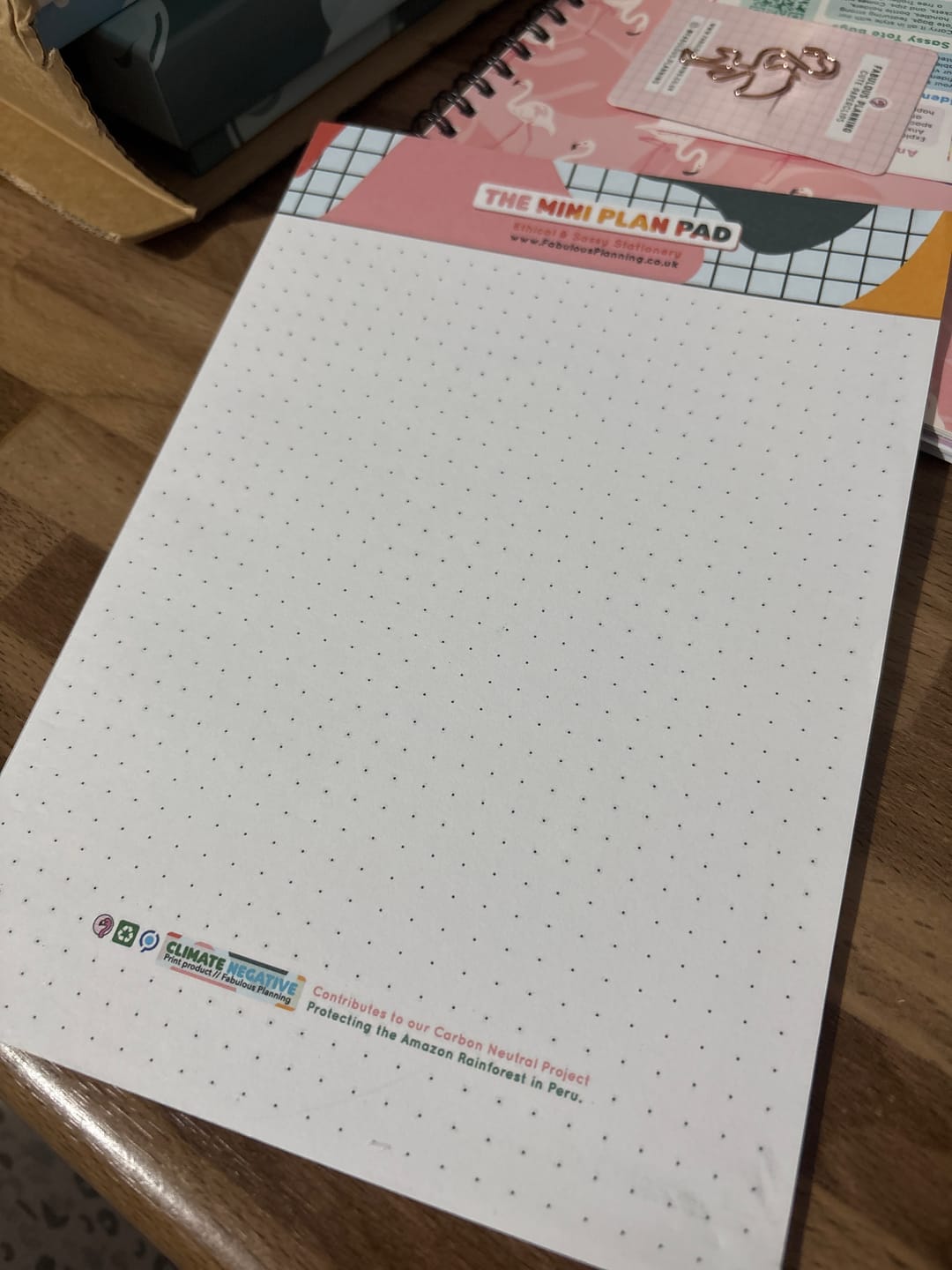 Customer photo review of A5 - The Mini Plan Pad