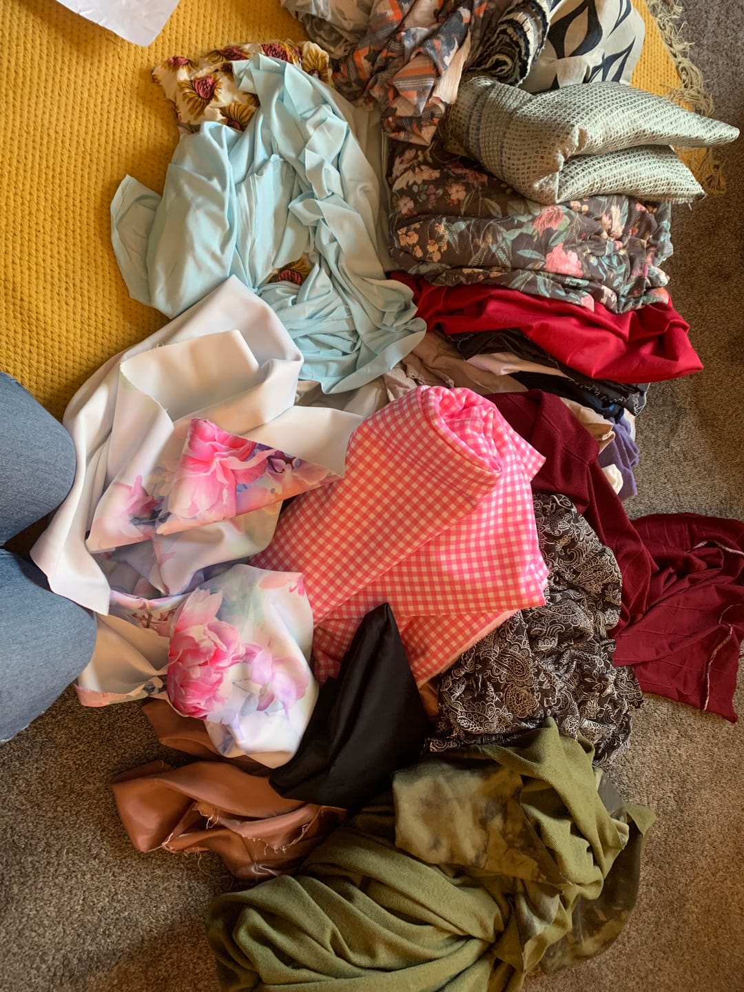 Customer photo review of Jumbo Fabric Remnant Box- 30 Metres