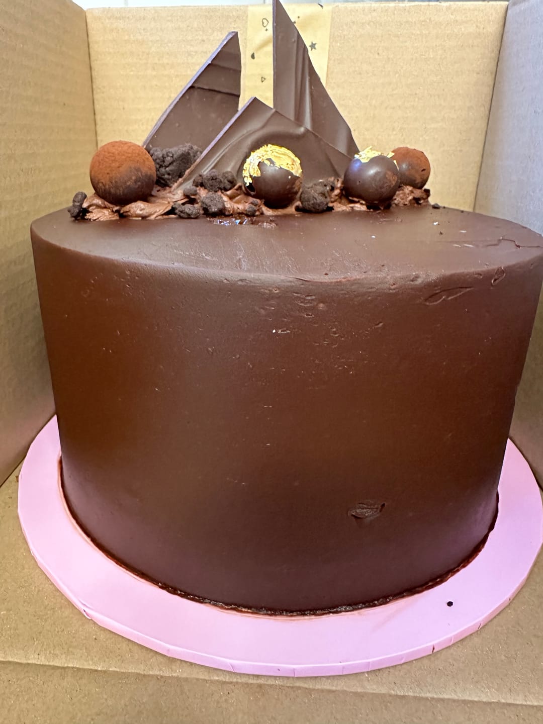 Customer photo review of Ultimate Chocolate Cake