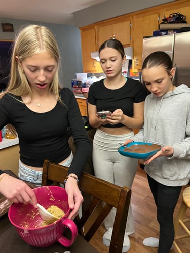 Customer photo review of Viral Pistachio Stuffed Bar Kit