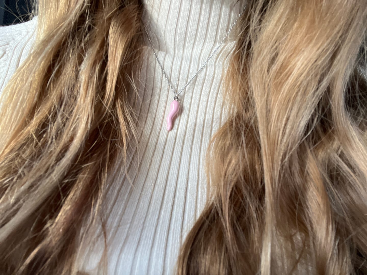 Customer photo review of Collana  corno