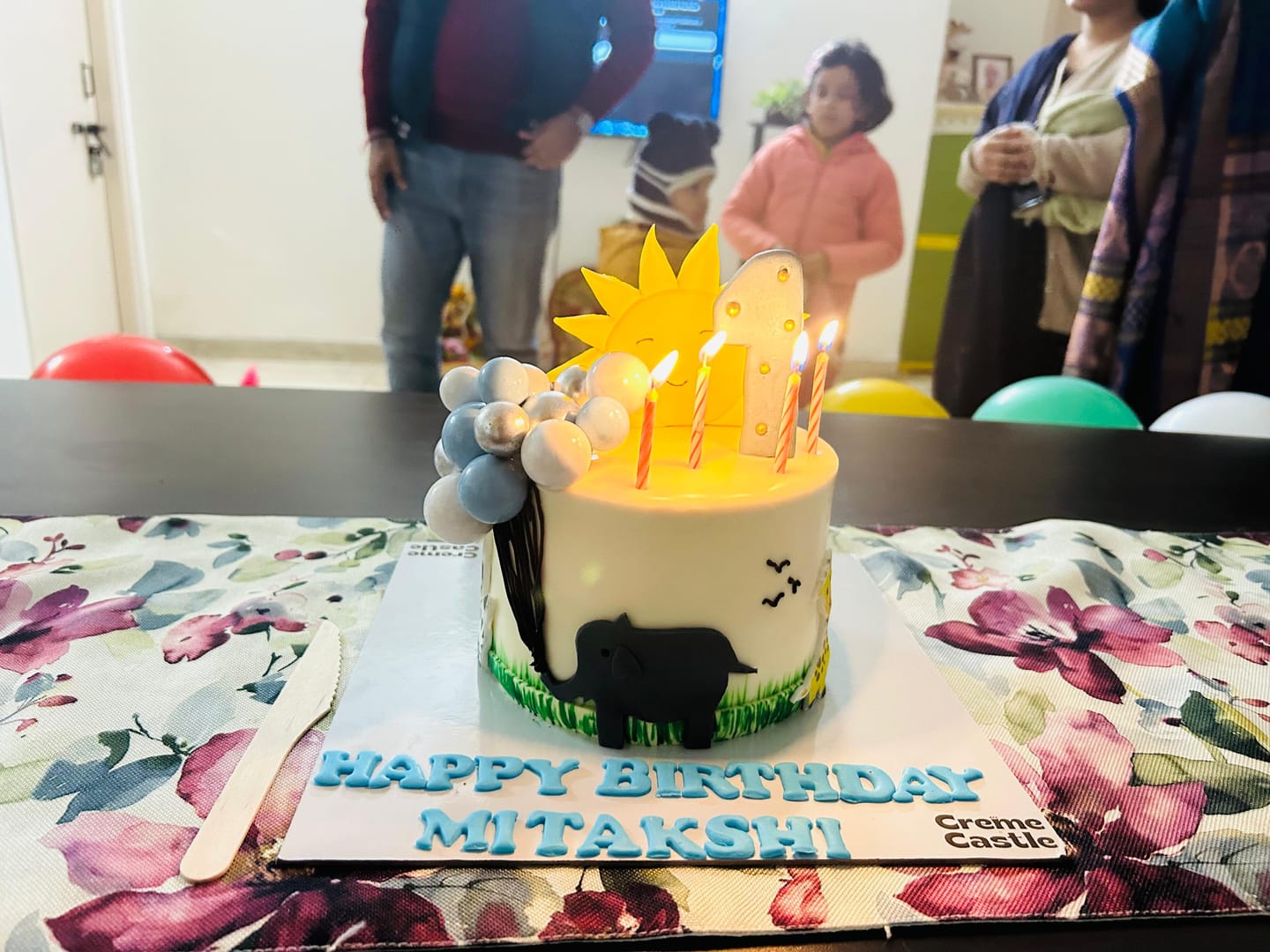 Customer photo review of Elephant Sunny Design Cake