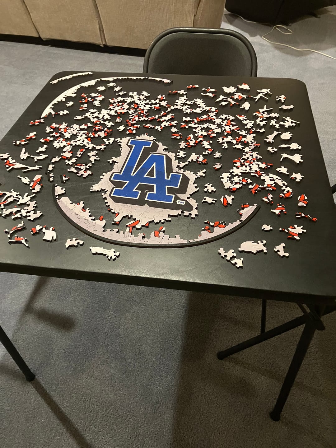 Customer photo review of Los Angeles Dodgers™ - Wooden Puzzle