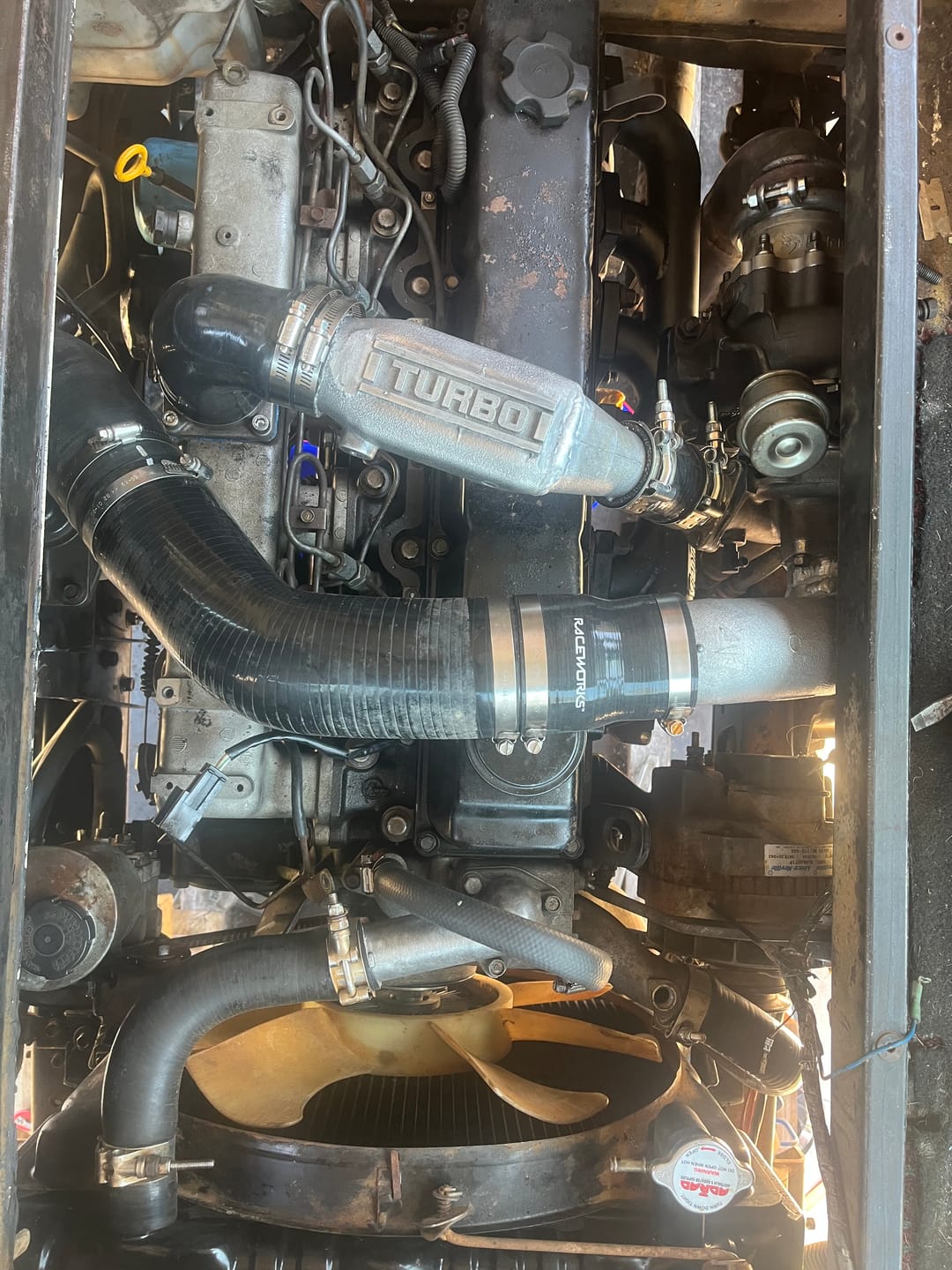 Customer photo review of TD42 Turbo Manifold (High Mount) T3