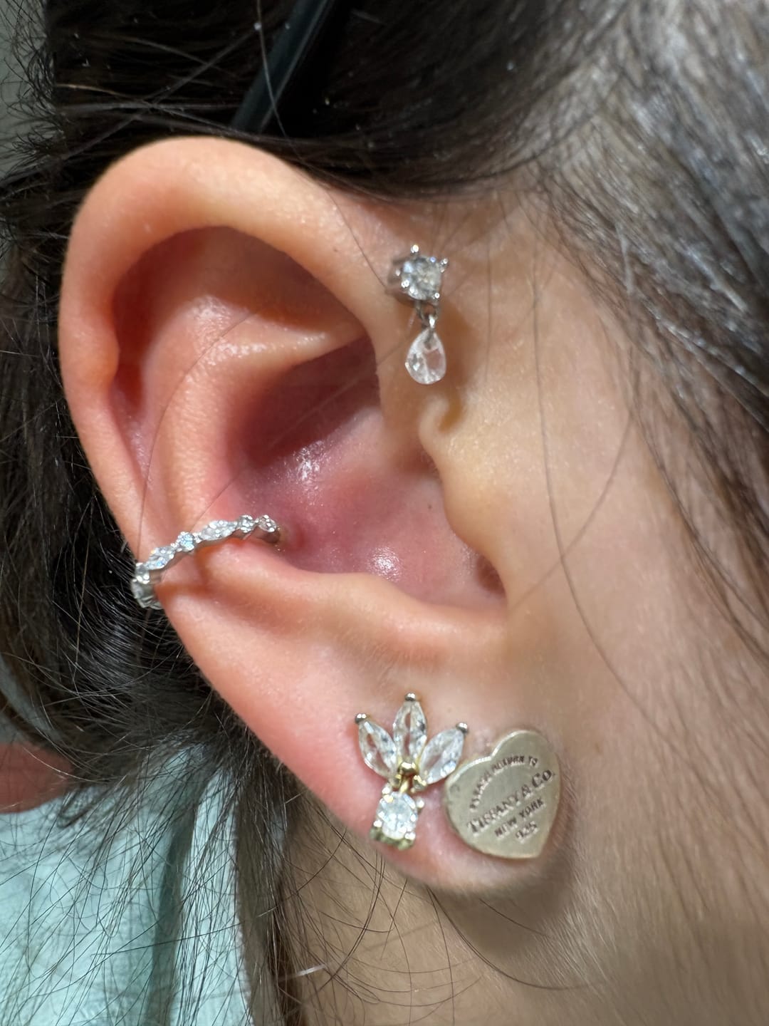 Customer photo review of BLISS Conch Hoop