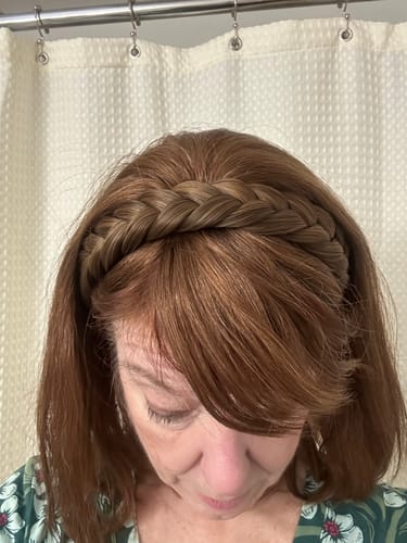 Customer photo review of The Halo - Braided Headband