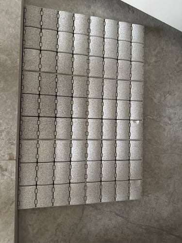 Customer photo review of Diatomite Modular Bath Mat