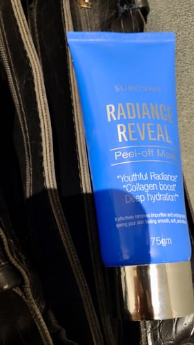Customer photo review of Radiance Reveal Peel-Off Mask