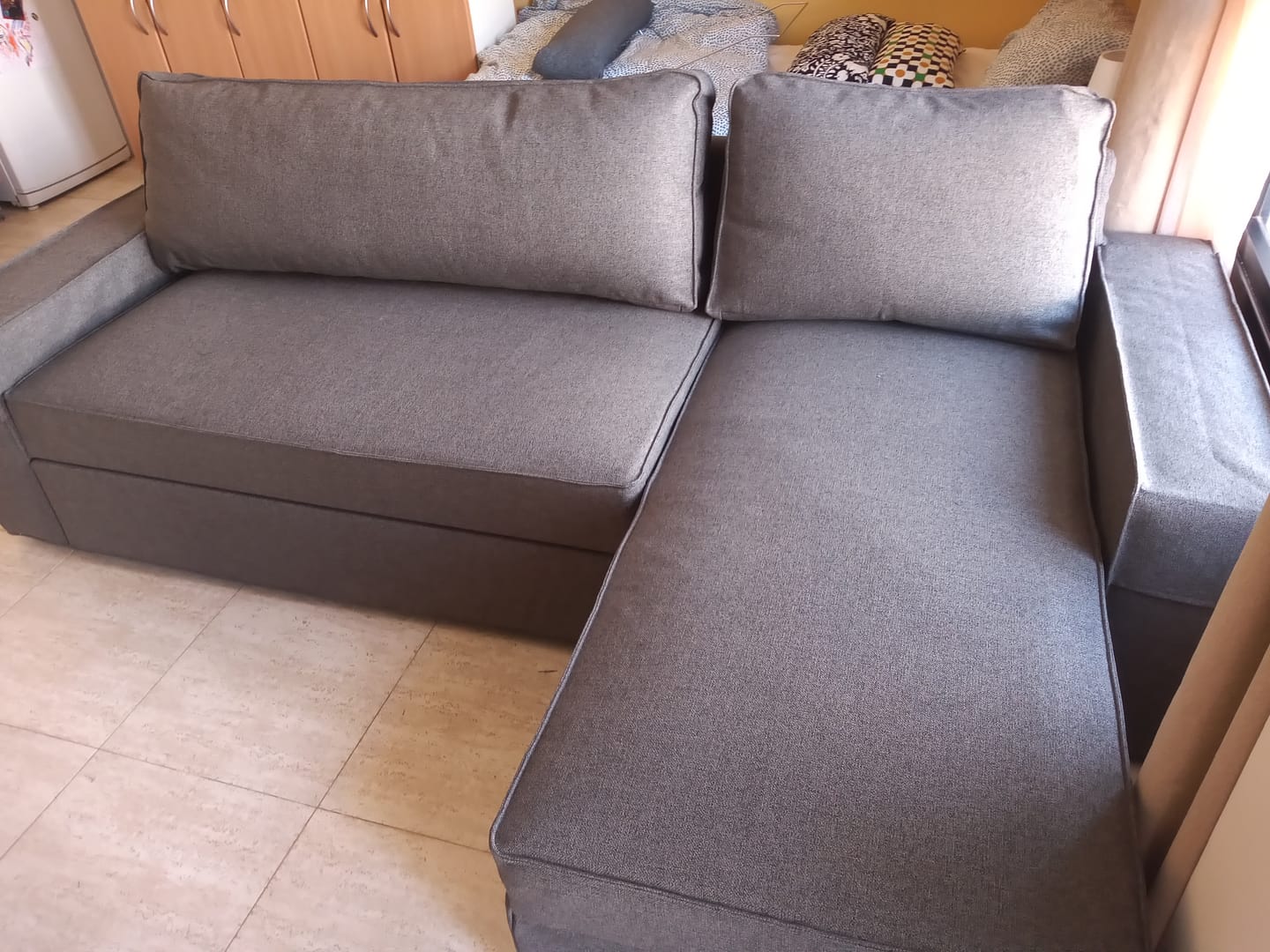 Customer photo review of VILASUND IKEA Sofa Bed with Chaise Longue Cover