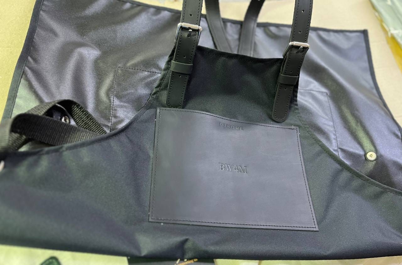 Customer photo review of Canvas Chef Apron