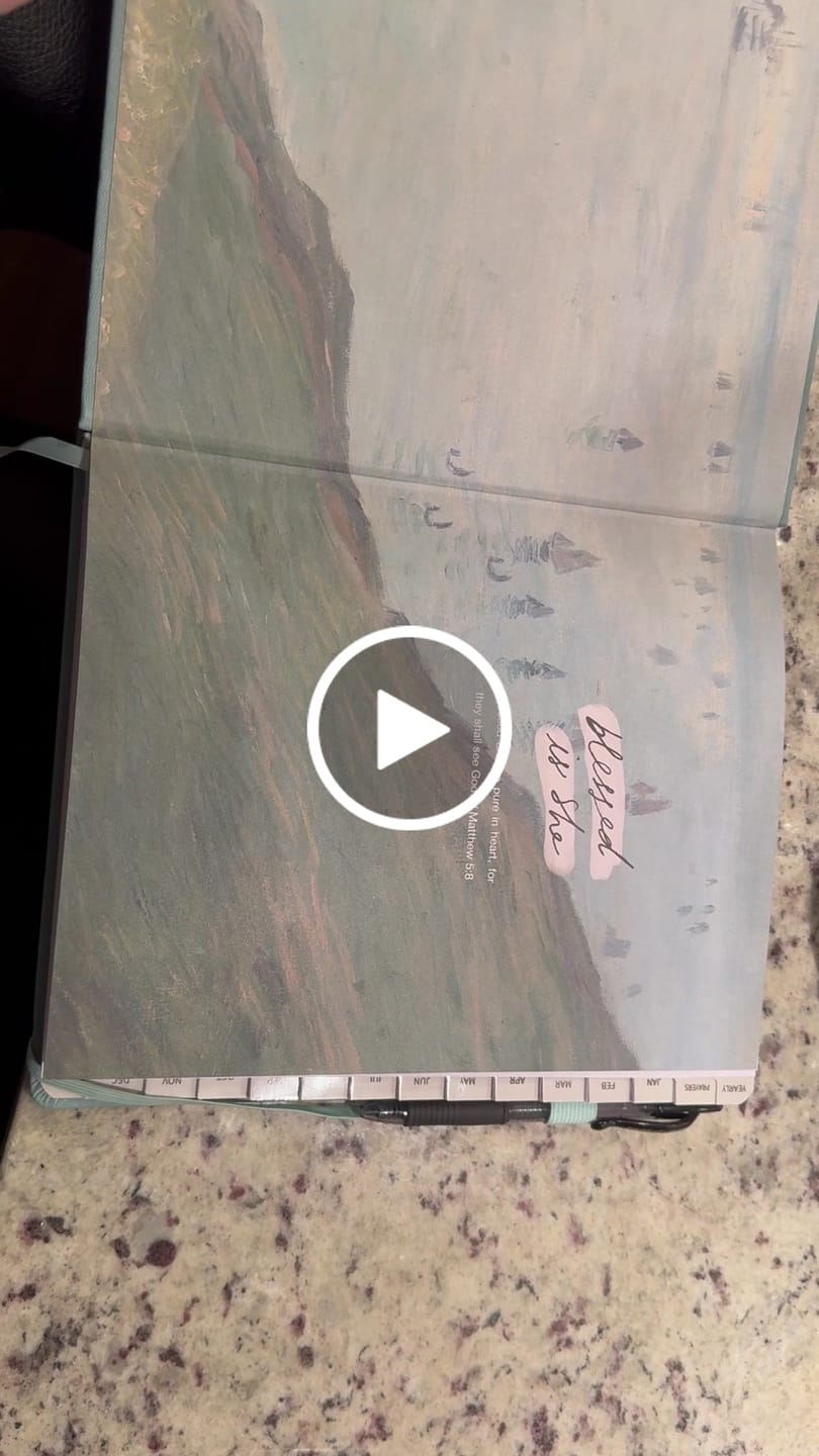 Customer video review of 2025 Calendar Year Catholic Liturgical Planner // Big Layout