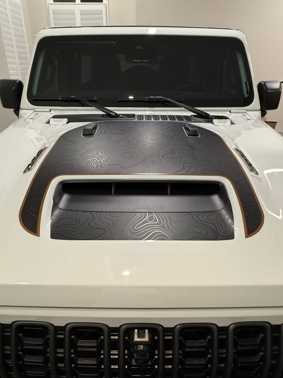Customer photo review of Premium Fender Vent Decal Set | Black Topo - fits Wrangler JL & Gladiator JT