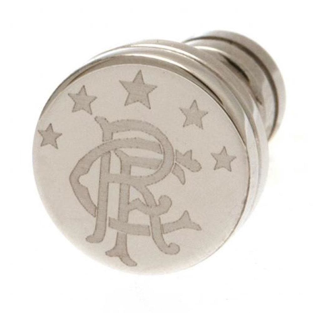 Customer photo review of Rangers FC Ready Crest Stainless Steel Stud Earring