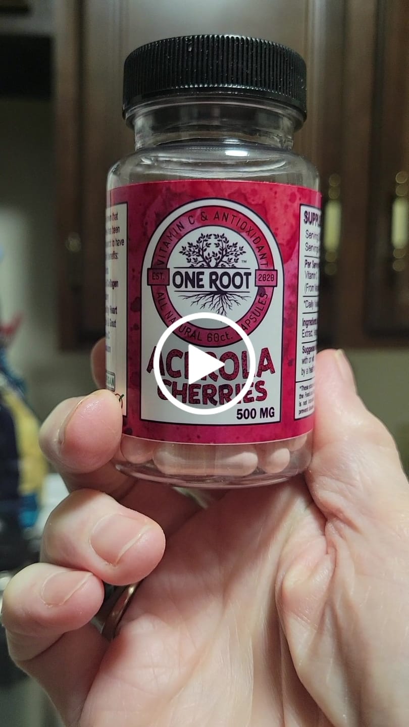 Customer video review of Acerola Cherry Vitamin C Capsules: 60ct