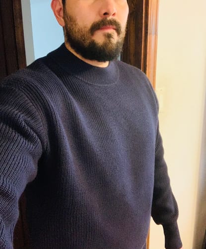 Customer photo review of Pre-War Model USN Woolen Sweater - Navy