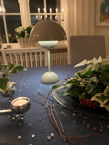 Customer photo review of Bordslampa - Svamplampa Flowerbud - Batteridriven 5000 mAH