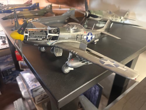 Customer photo review of Trumpeter North American P-51D Mustang 02401 1:24