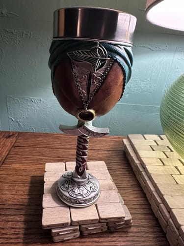 Customer photo review of Frodo Lord of the Rings Goblet | Official Licensed