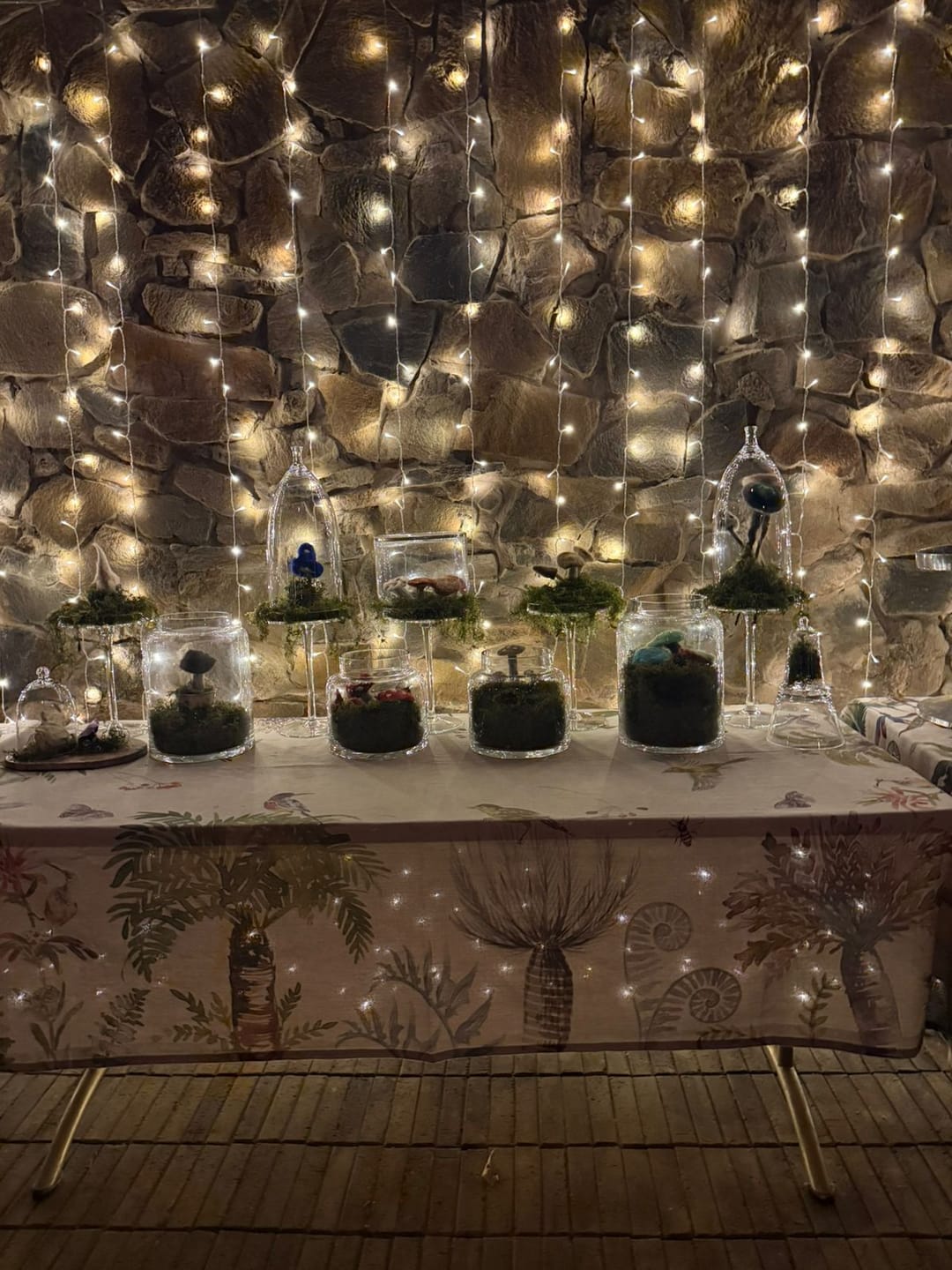 Customer photo review of Curtain Fairy Lights