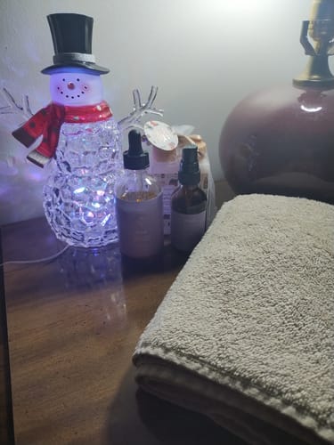 Customer photo review of ALLURE: Magnesium Body Serum