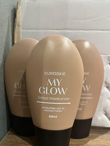 Customer photo review of My Glow All-In-One Tinted Moisturizer with SPF 30