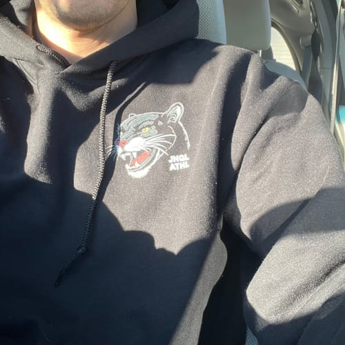 Customer photo review of Panther Jiu Jitsu Club - Hoodie