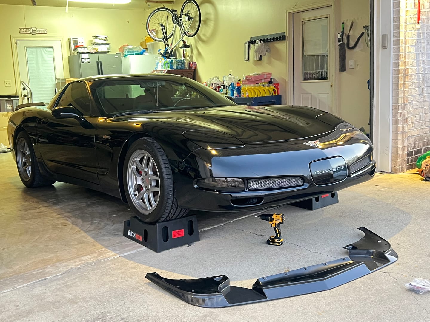 Customer photo review of Corvette C5 ZR1 Extended Front Splitter Lip