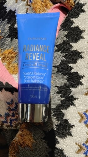 Customer photo review of Radiance Reveal Peel-Off Mask