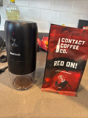 Customer photo review of Red On! High-Caffeine Coffee